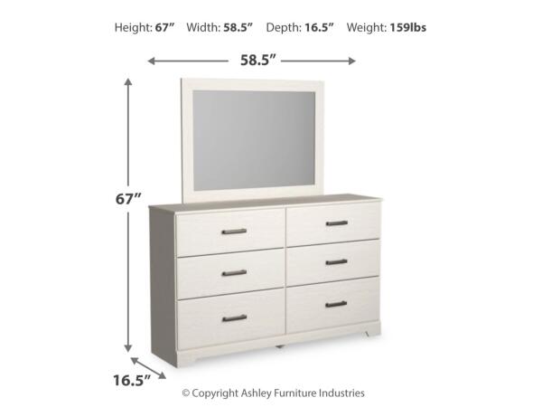 Stelsie Dresser and Mirror - Image 3