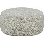 Round Fabric Ottoman