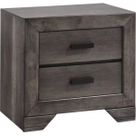 Nathan Gray Oak Nightstand