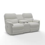 Trouper Power Reclining Loveseat w/ Headrest, Lumbar, & Console