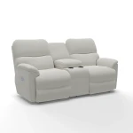 Trouper Power Reclining Loveseat w/ Headrest, Lumbar, & Console