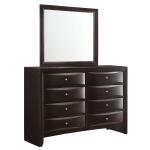 Emily Dresser and Mirror in Espresso Lacquer
