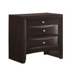 Emily Nightstand in Espresso Lacquer