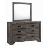 Nathan Gray Oak Dresser & Mirror