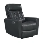 All Star Power Recliner with Power Headrest in Jazz Charcoal