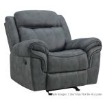 Sorrento Charcoal Rocker Recliner