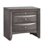 Emily Nightstand in Grey