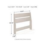 Socalle Twin Panel Headboard - Image 4