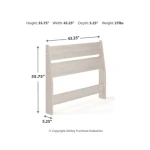Socalle Twin Panel Headboard - Image 4