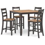Gesthaven 5 pc Counter Height Dining Set in Brown - Image 4