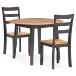 Gesthaven 3 pc Dining Set in Brown