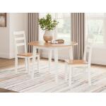 Gesthaven 3 pc Dining Set in White