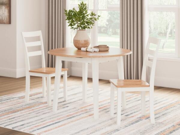 Gesthaven 3 pc Dining Set in White