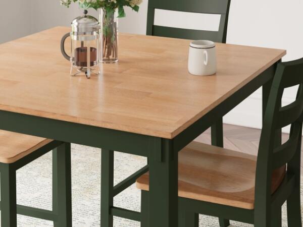 Gesthaven 5 pc Counter Height Dining Set in Green - Image 2