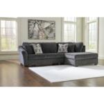 Biddeford 2pc Sleeper Sectional with Chaise - Image 4