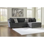 Biddeford 2pc Sleeper Sectional with Chaise - Image 4