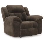 Frohn Chocolate Rocker Recliner - Image 5