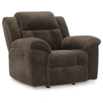 Frohn Chocolate Rocker Recliner - Image 5