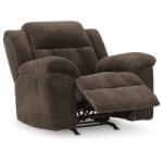 Frohn Chocolate Rocker Recliner - Image 4