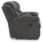 Frohn Graphite Reclining Loveseat with Console - Image 2