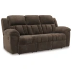 Frohn Chocolate Reclining Sofa - Image 5