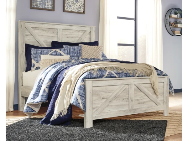 Bellaby Crossbuck Queen Panel Bed - Image 2