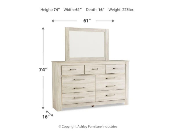 Bellaby Dresser with Mirror - Image 3