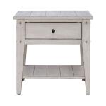 Lake House End Table in White - Image 5