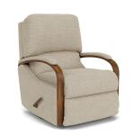 Woodlawn Fabric Swivel Gliding Recliner - Image 4