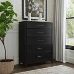 Waterfall Black Drawer Chest - Image 4