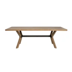 Millwork Brown Dining Table - Image 5