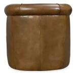 Axton Swivel Leather Club Chair - Image 4