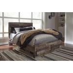 Derekson Queen Panel Bed with 2 Storage Drawers - Image 5
