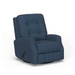 Devon Fabric Swivel Gliding Recliner - Image 3