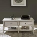 Lake House Cocktail Table in White - Image 5
