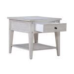 Lake House End Table in White - Image 4