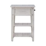Lake House Chair Side Table in White - Image 5