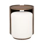 Lyra End Table w/ Pouf Ottoman - Image 6