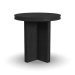 Waterfall Black Round End Table - Image 4