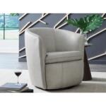 Kierrys Swivel Accent Chair - Bone - Image 3