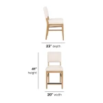 Millwork Off-White Counter Chairs - Image 3