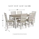 Skempton Dining Table and 6 Chairs - Image 3