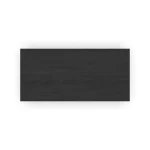 Waterfall Black Coffee Table w/ Casters - Image 3