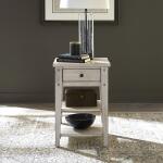 Lake House Chair Side Table in White - Image 2