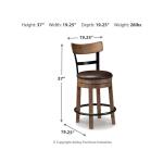 Pinnadel Counter Height Bar Stool - Image 4