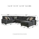 Tracling 3-Piece Sectional with Chaise - Image 5