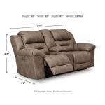 Stoneland Power Reclining Loveseat with Console - Image 5