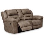 Stoneland Reclining Loveseat with Console - Image 2