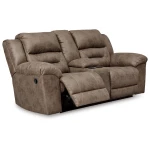 Stoneland Reclining Loveseat with Console - Image 2