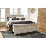 Bellaby King Platform Bed with 2 Storage Drawers - Image 3